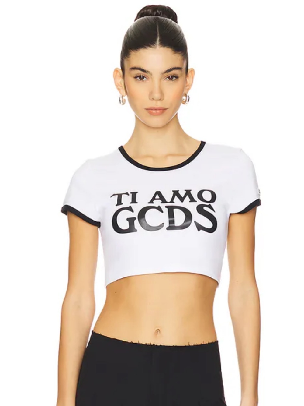 GCDS Ti Amo Crop T-Shirt